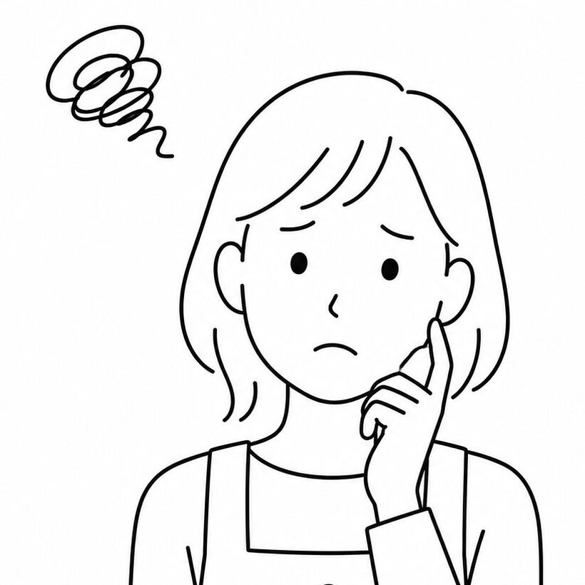 幅広く頼める人材が不在のイラスト