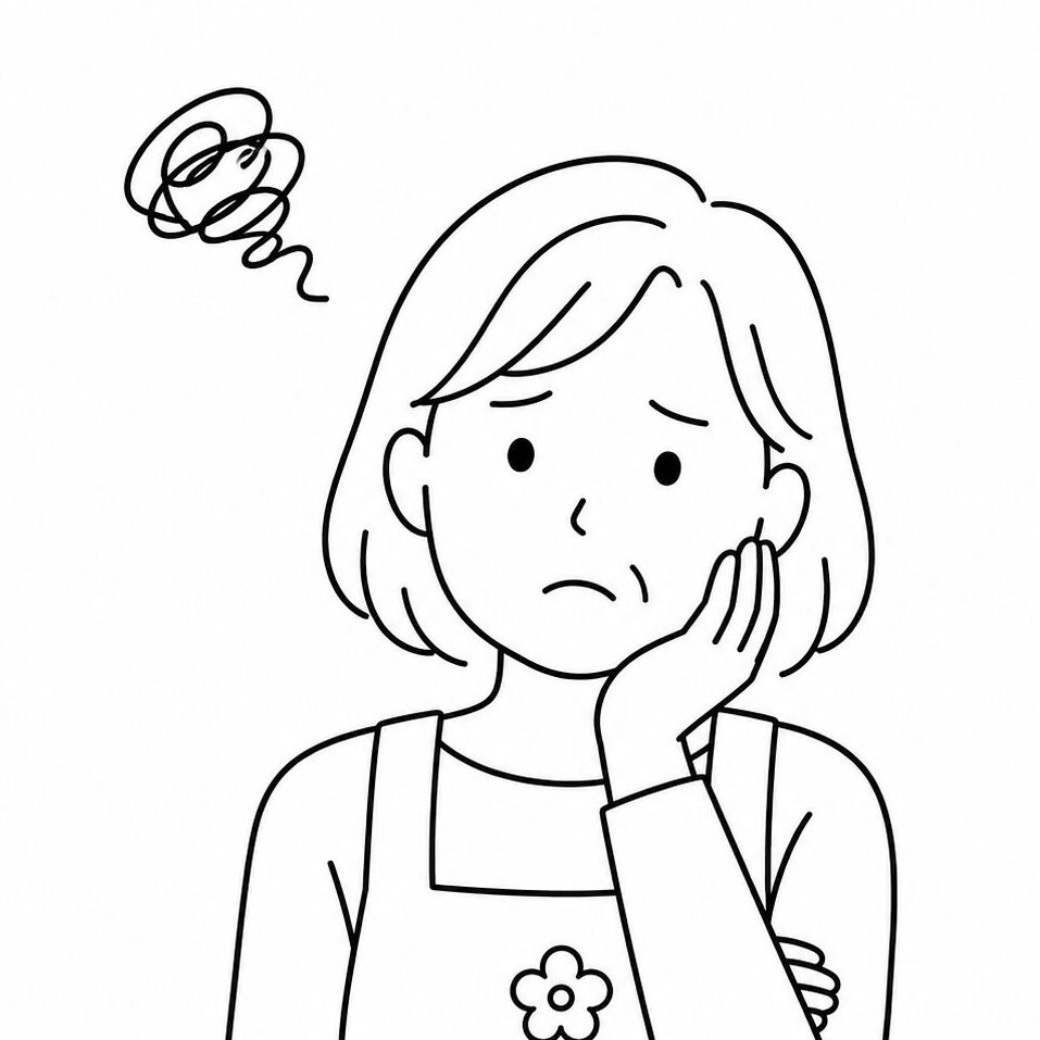 人手不足で現場がひっ迫のイラスト